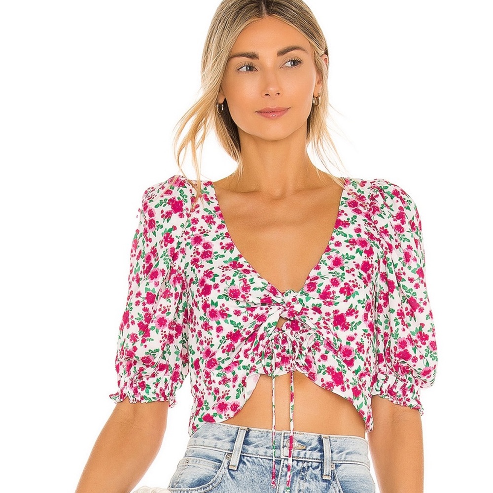 For Love and Lemons Petal Blouse